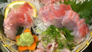 金目鯛の刺身