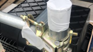 メダカラック(棚)の単管パイプ