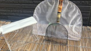 メダカ用のタモ