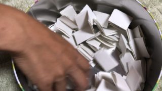 メダカ選別用のタモ網(プレゼント企画応募者)