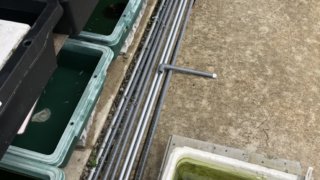 エアレーション設備(一方コック付き塩ビパイプ)