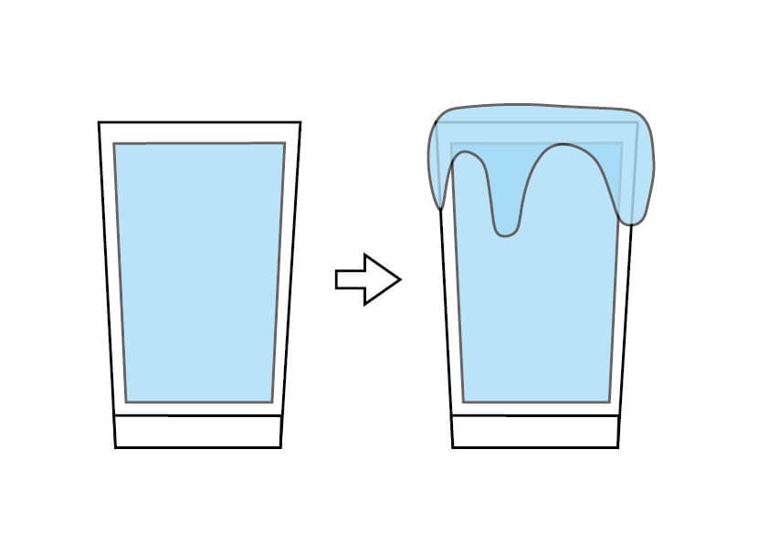 オーバーフロー対策のイラスト